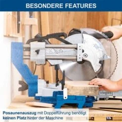 Scheppach 305mm Kapp-, Zug-/ Gehrungssäge HM305SL Laser -Scheppach 74603022 5