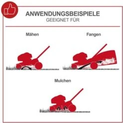 Scheppach Benzin Rasenmäher MS200-51VS 6IN1 5,2PS Breite 51cm 65L + Öl +2.Messer 9 Scheppach Benzin Rasenmäher MS200-51VS 6IN1 5,2PS Breite 51cm 65L + Öl +2.Messer -Scheppach 83937717 3