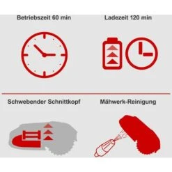 Scheppach Mähroboter RoboCut XL600 20 V/2,5 Ah 18 Cm Schnittbreite Mähroboter -Scheppach 85428630 3