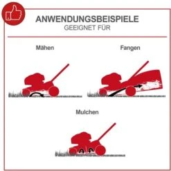 Scheppach Benzin Rasenmäher MS161-46 Radantrieb 3,5 PS Breite 46cm + 2. Messer -Scheppach 86062646 3