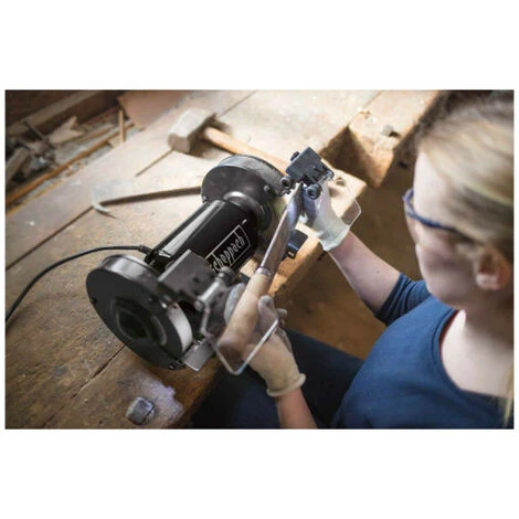 SCHEPPACH Schleifscheibe 400W - 240V - 150mm - SM150LB - Black Edition 4 SCHEPPACH Schleifscheibe 400W - 240V - 150mm - SM150LB - Black Edition – Bild 2