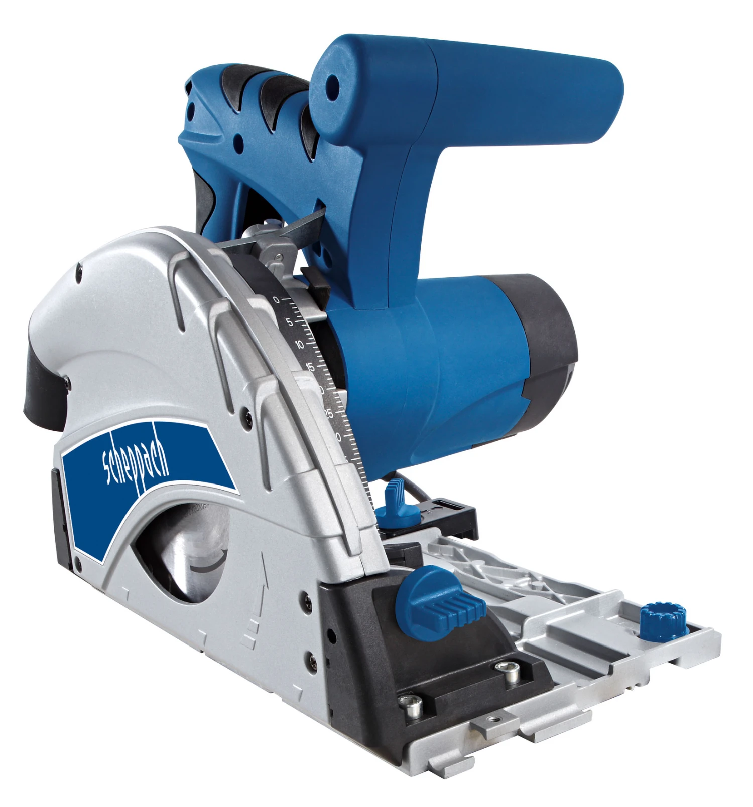 Scheppach Handkreissäge / Tauchsäge PL55 + Schiene 1200W Ø 160mm 4 Scheppach Handkreissäge / Tauchsäge PL55 + Schiene 1200W Ø 160mm – Bild 2