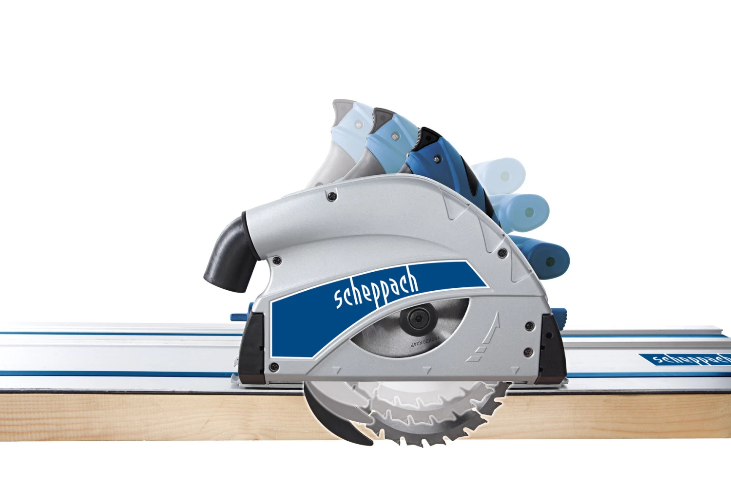 Scheppach Handkreissäge / Tauchsäge PL55 + Schiene 1200W Ø 160mm 16 Scheppach Handkreissäge / Tauchsäge PL55 + Schiene 1200W Ø 160mm – Bild 14