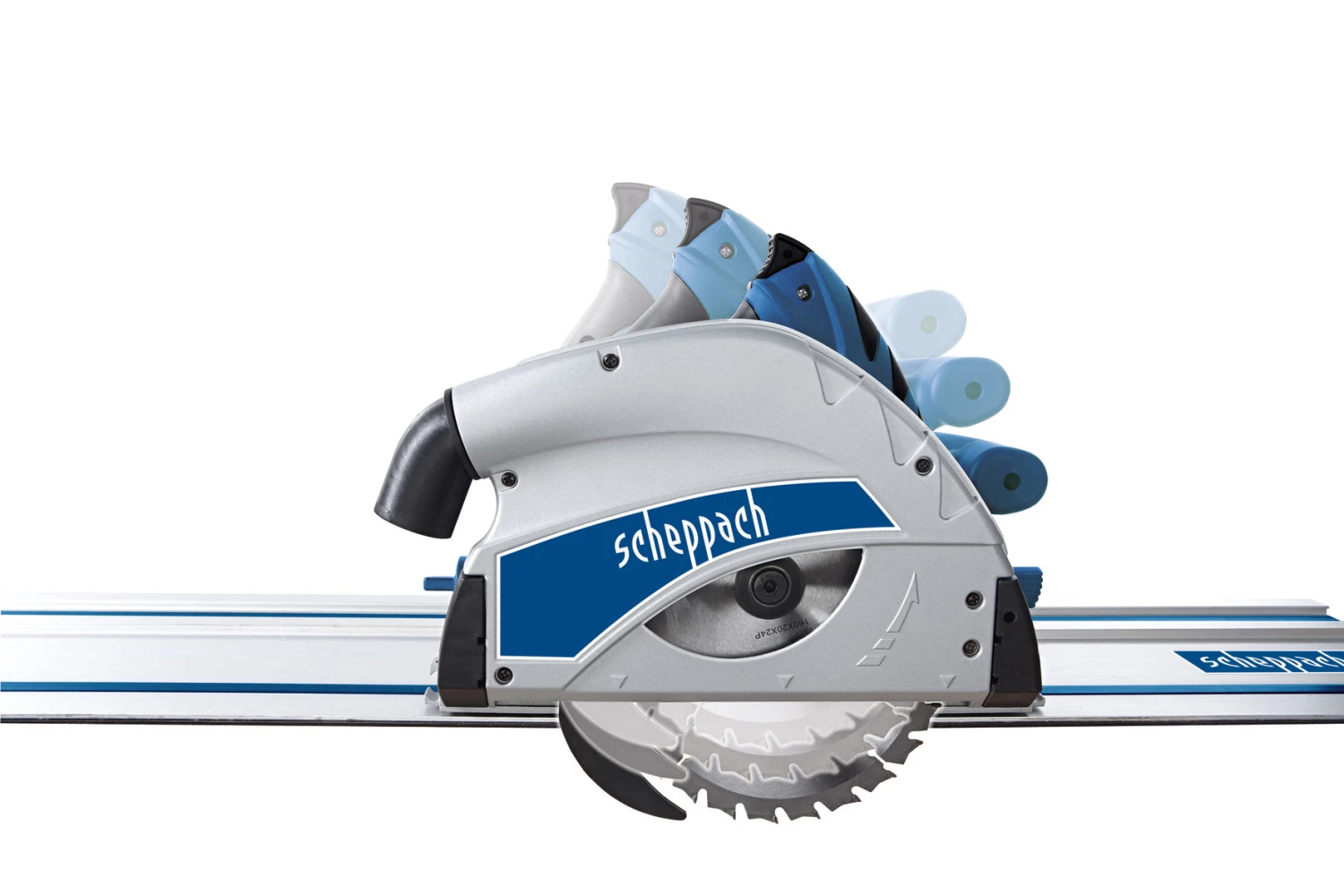 Scheppach Handkreissäge / Tauchsäge PL55 + Schiene 1200W Ø 160mm 17 Scheppach Handkreissäge / Tauchsäge PL55 + Schiene 1200W Ø 160mm – Bild 15