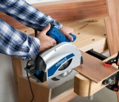 Scheppach Handkreissäge / Tauchsäge PL55 + Schiene 1200W Ø 160mm 19 Scheppach Handkreissäge / Tauchsäge PL55 + Schiene 1200W Ø 160mm -Scheppach 91219641 2