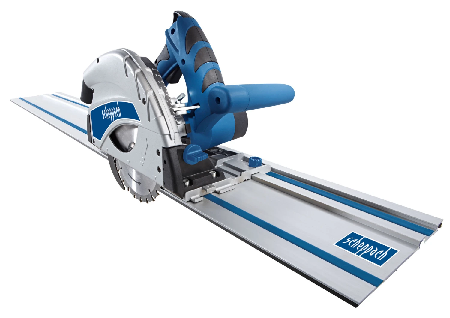 Scheppach Handkreissäge / Tauchsäge PL55 + Schiene 1200W Ø 160mm 8 Scheppach Handkreissäge / Tauchsäge PL55 + Schiene 1200W Ø 160mm – Bild 6