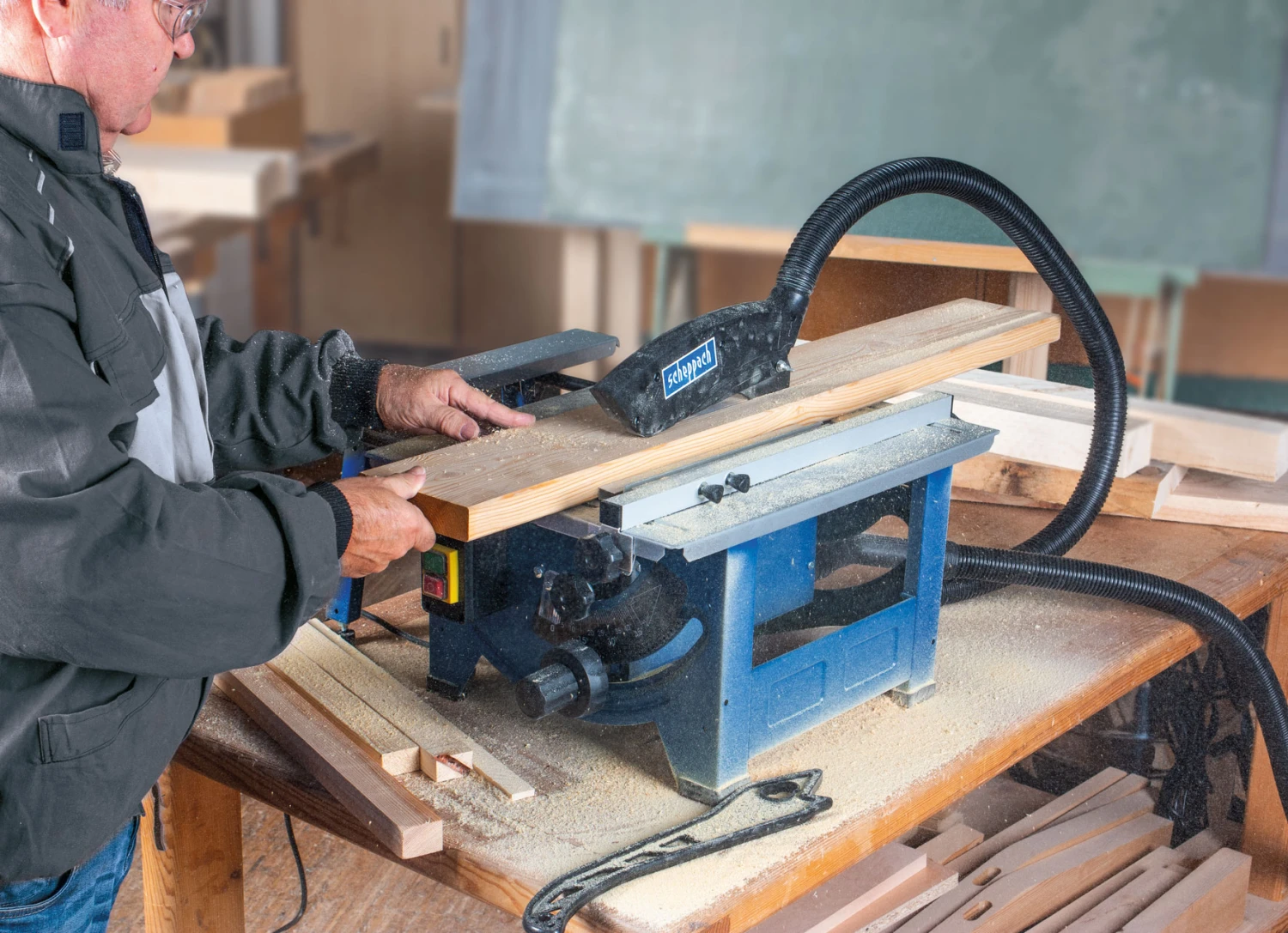 Scheppach Tischkreissäge HS80 230V 1200 W Ø 210mm 9 Scheppach Tischkreissäge HS80 230V 1200 W Ø 210mm – Bild 7