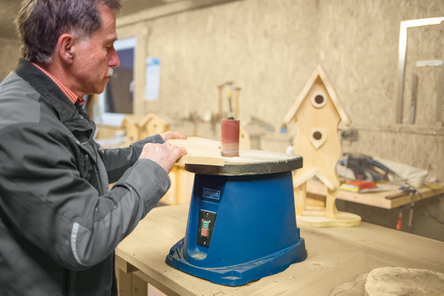 Scheppach Spindelschleifmaschine OSM100 12 Scheppach Spindelschleifmaschine OSM100 – Bild 10