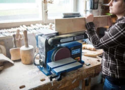 Scheppach Band-Tellerschleifmaschine BTS800 13 Scheppach Band-Tellerschleifmaschine BTS800 -Scheppach 91219690 4