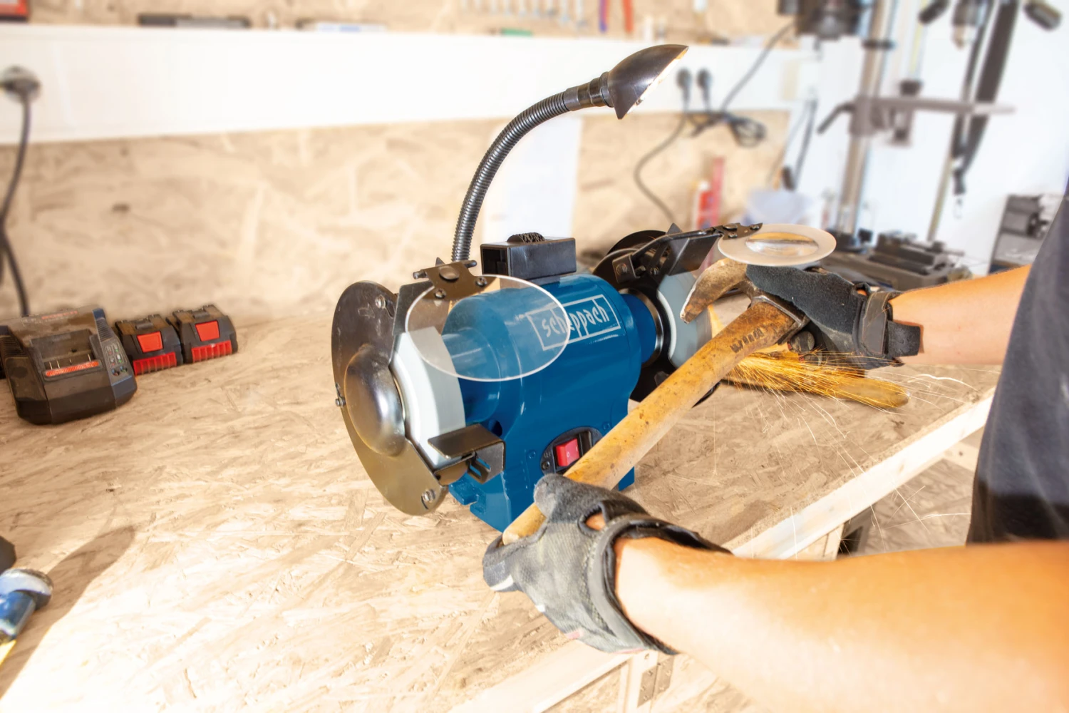 Scheppach Doppelschleifer BG150 370W 7 Scheppach Doppelschleifer BG150 370W – Bild 5