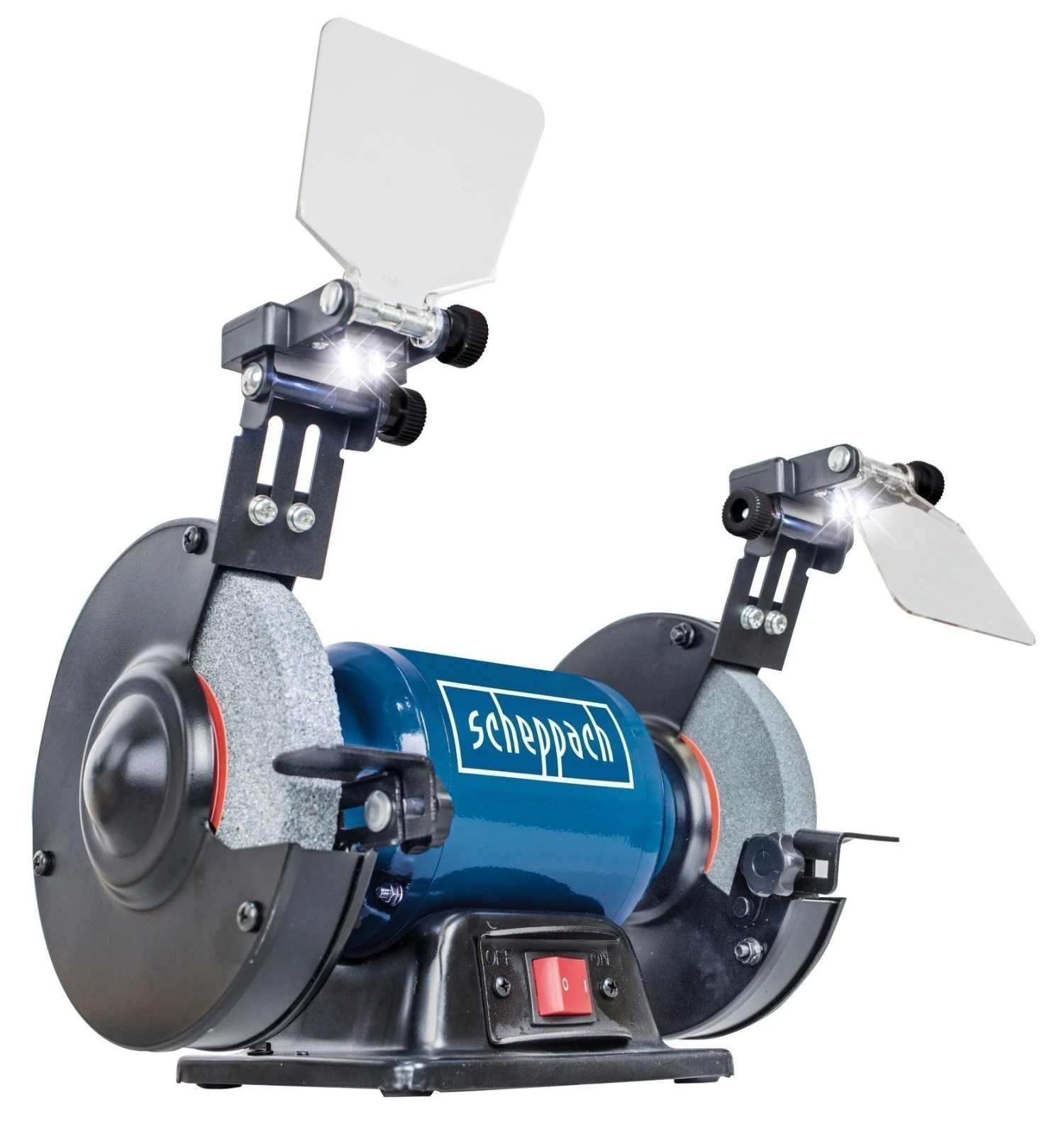 Scheppach Doppelschleifer SM150L Ø 150mm 230V 400W 4 Scheppach Doppelschleifer SM150L Ø 150mm 230V 400W – Bild 2