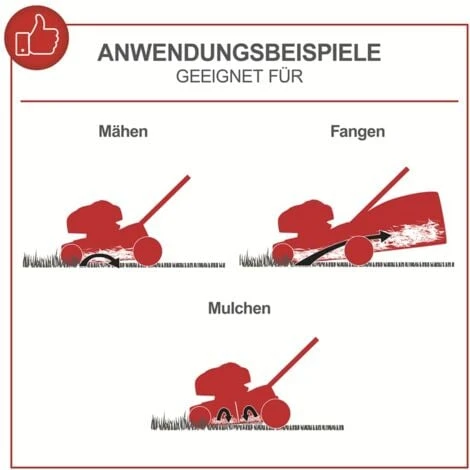Scheppach Benzin Rasenmäher MS150-46E 3,7PS 7IN1 Mit Antrieb Breite 46cm 55L 7 Scheppach Benzin Rasenmäher MS150-46E 3,7PS 7IN1 Mit Antrieb Breite 46cm 55L – Bild 5