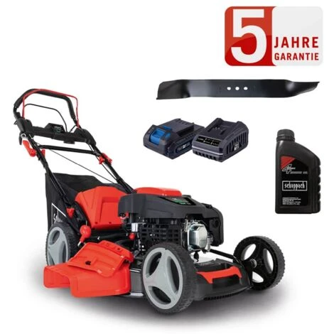 Scheppach Benzin Rasenmäher MS225-53E 7PS Mit Antrieb E-Start 53cm +Öl +2.Messer 3 Scheppach Benzin Rasenmäher MS225-53E 7PS Mit Antrieb E-Start 53cm +Öl +2.Messer