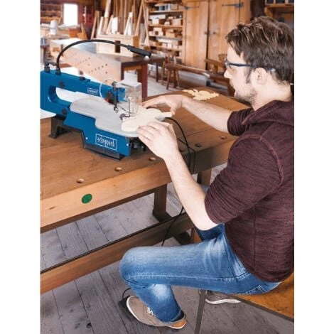 Scheppach - Dekupiersäge 125W 406mm Mit Pedal + Led - DECO XL 4 Scheppach - Dekupiersäge 125W 406mm Mit Pedal + Led - DECO XL – Bild 2