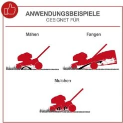 Scheppach Benzin Rasenmäher MS225-56 6IN1 7PS Breite 56cm + 0,6 L Öl + 2. Messer -Scheppach 95444356 3