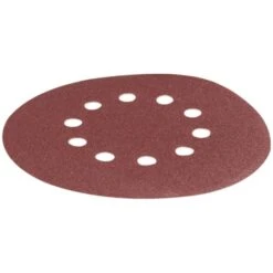 Scheppach Schleifpapier 5903802702 Körnung 100 Set, 215mmØ, 10 Schleifscheiben, F. Wände, Decken, Holz