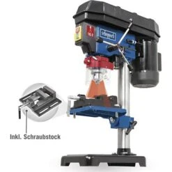 Scheppach Tischbohrmaschine DP16VLS, 500 W, 5 Drehzahlstufen, Positions-Laser, Schraubstock