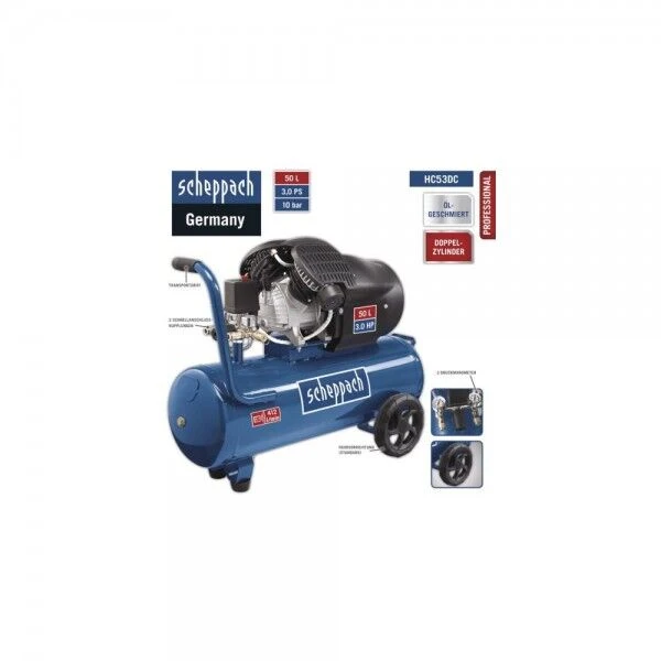 SCHEPPACH Kompressor HC53DC 230V 50Hz 2200W 50L 6 SCHEPPACH Kompressor HC53DC 230V 50Hz 2200W 50L – Bild 4