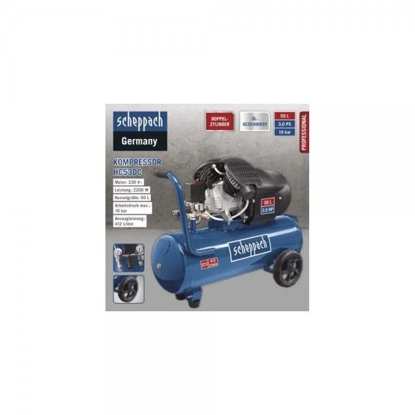 SCHEPPACH Kompressor HC53DC 230V 50Hz 2200W 50L 7 SCHEPPACH Kompressor HC53DC 230V 50Hz 2200W 50L – Bild 5