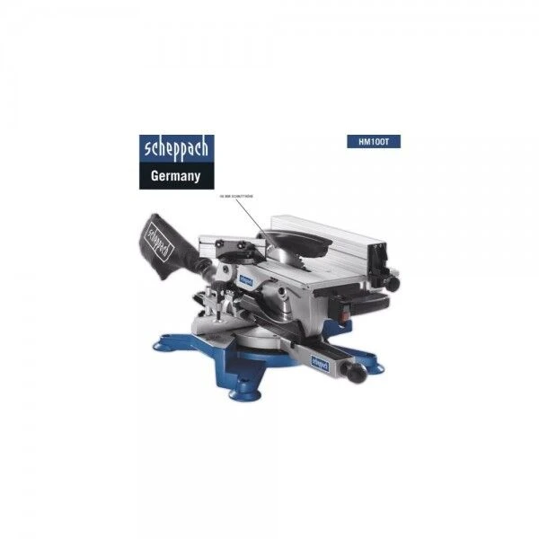 SCHEPPACH Tisch Kappsäge HM100T 220-240V 50Hz 1800W 5 SCHEPPACH Tisch Kappsäge HM100T 220-240V 50Hz 1800W – Bild 3