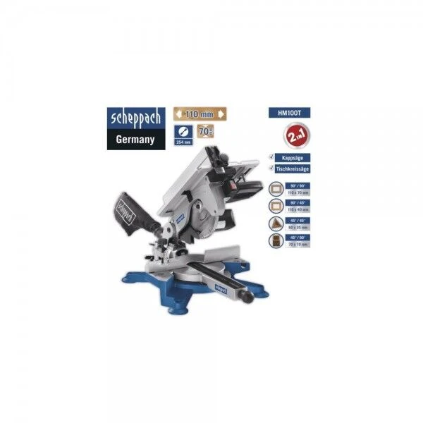 SCHEPPACH Tisch Kappsäge HM100T 220-240V 50Hz 1800W 6 SCHEPPACH Tisch Kappsäge HM100T 220-240V 50Hz 1800W – Bild 4