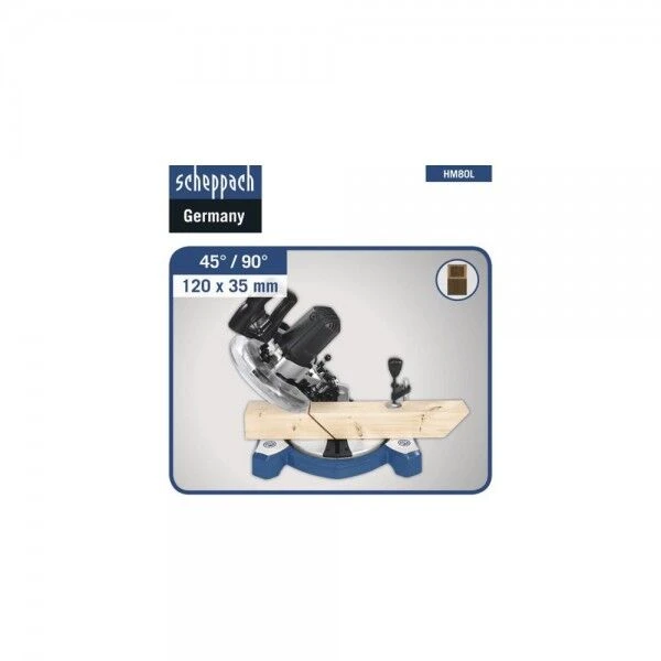 SCHEPPACH Kappsäge HM80L 220-240V 50Hz 1500W 7 SCHEPPACH Kappsäge HM80L 220-240V 50Hz 1500W – Bild 5
