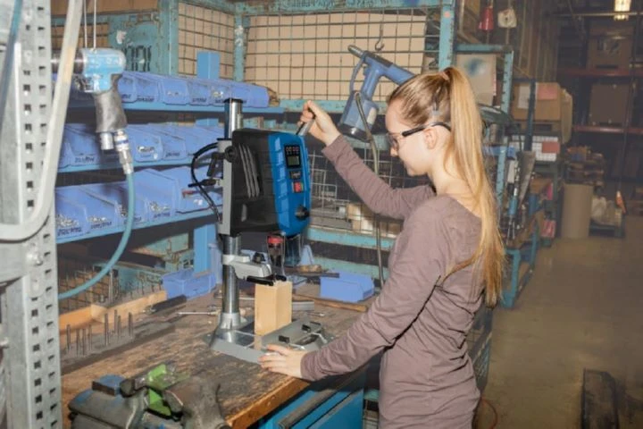 Scheppach Ischbohrmaschine DP60 710 W Motor Getriebe 2 Gang 4 Scheppach Ischbohrmaschine DP60 710 W Motor Getriebe 2 Gang – Bild 2