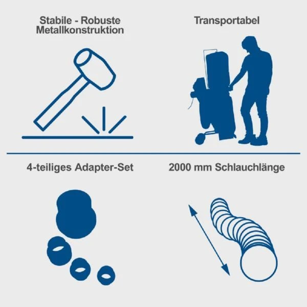 Scheppach Absauganlage 75 Liter DC500 10 Scheppach Absauganlage 75 Liter DC500 – Bild 8