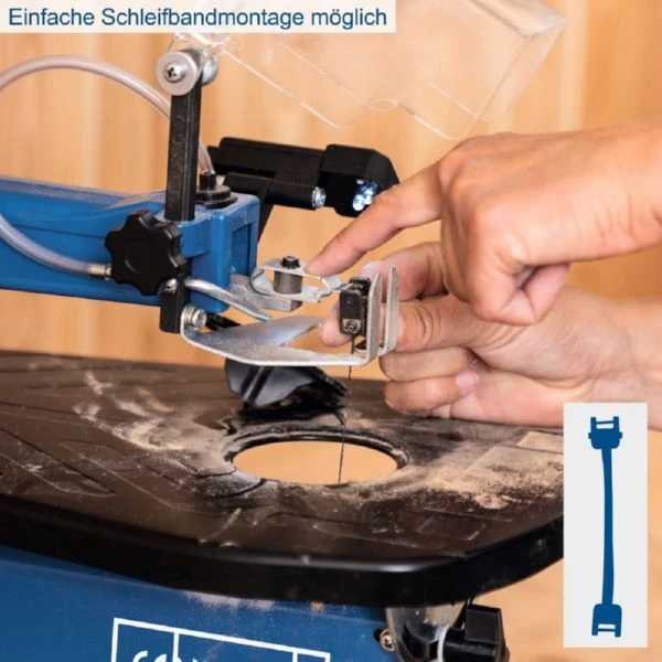 Scheppach Dekupiersäge DECO MAX Mit Fußpedale 12 Scheppach Dekupiersäge DECO MAX Mit Fußpedale – Bild 10