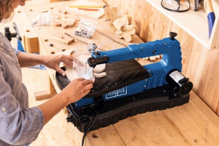 Scheppach Dekupiersäge DECO MAX Mit Fußpedale 5 Scheppach Dekupiersäge DECO MAX Mit Fußpedale – Bild 3