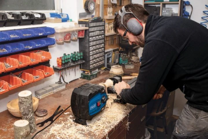 Scheppach Drechselmaschine DM600VARIO 550 W 7 Scheppach Drechselmaschine DM600VARIO 550 W – Bild 5