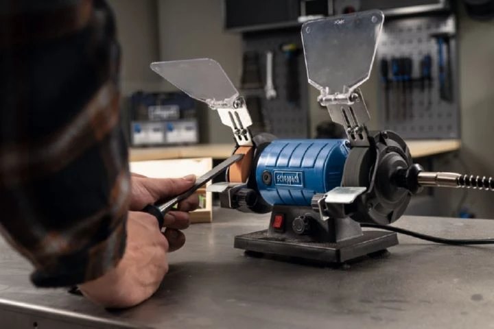 Scheppach Doppelschleifer HG35 Inklusive Flexibler Welle 13 Scheppach Doppelschleifer HG35 Inklusive Flexibler Welle – Bild 11