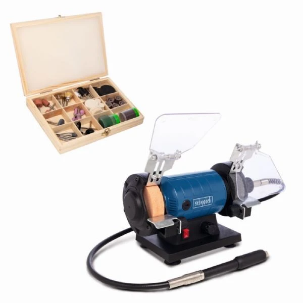 Scheppach Doppelschleifer HG35 Inklusive Flexibler Welle 7 Scheppach Doppelschleifer HG35 Inklusive Flexibler Welle – Bild 5