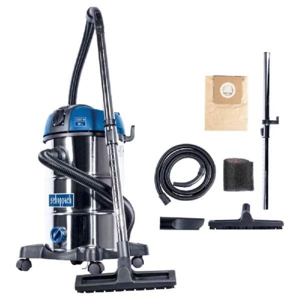 Scheppach Premium Nass Trockensauger 30 Liter 1,3 KW Mit Zubehör 6 Scheppach Premium Nass Trockensauger 30 Liter 1,3 KW Mit Zubehör – Bild 4