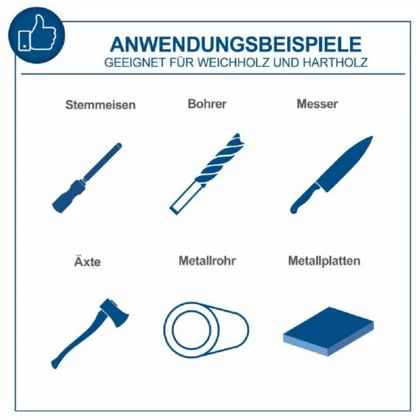 Scheppach Doppelschleifer SM200LB inklusive Induktionsmotor 6 Scheppach Doppelschleifer SM200LB inklusive Induktionsmotor – Bild 4