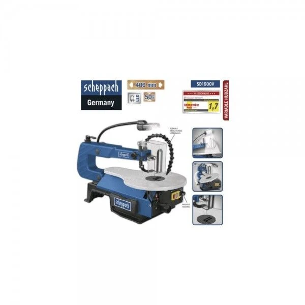 SCHEPPACH Dekupiersäge SD1600V 230V 50Hz 120W 8 SCHEPPACH Dekupiersäge SD1600V 230V 50Hz 120W – Bild 6