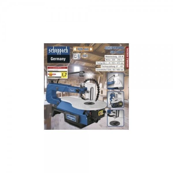 SCHEPPACH Dekupiersäge SD1600V 230V 50Hz 120W 9 SCHEPPACH Dekupiersäge SD1600V 230V 50Hz 120W – Bild 7
