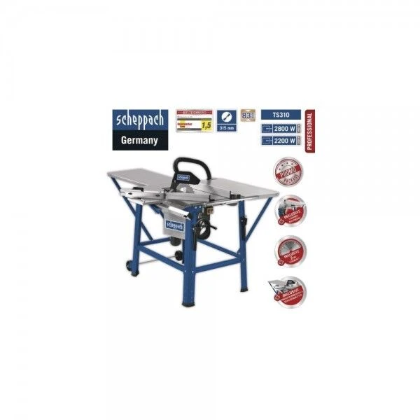 SCHEPPACH Tischkreissäge TS310 400V 50Hz 2800W 315mm 5 SCHEPPACH Tischkreissäge TS310 400V 50Hz 2800W 315mm – Bild 3